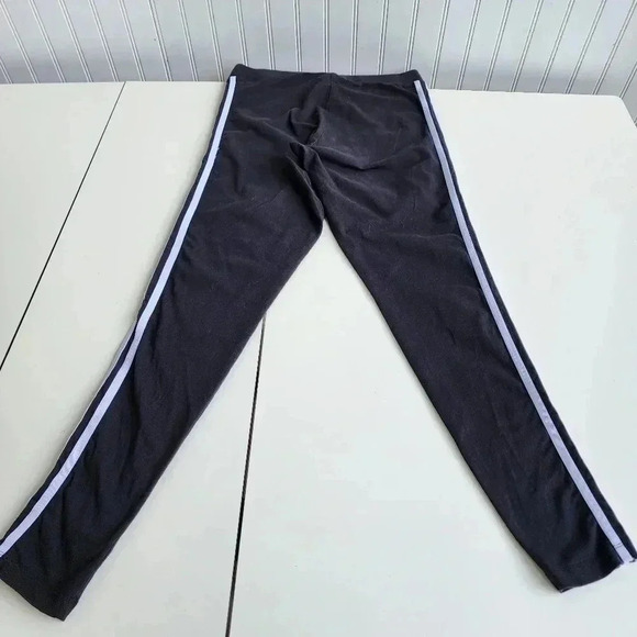 Adidas Women's 3-Stripes Leggings Pants Black White Classic Cotton Sz S - Picture 7 of 9